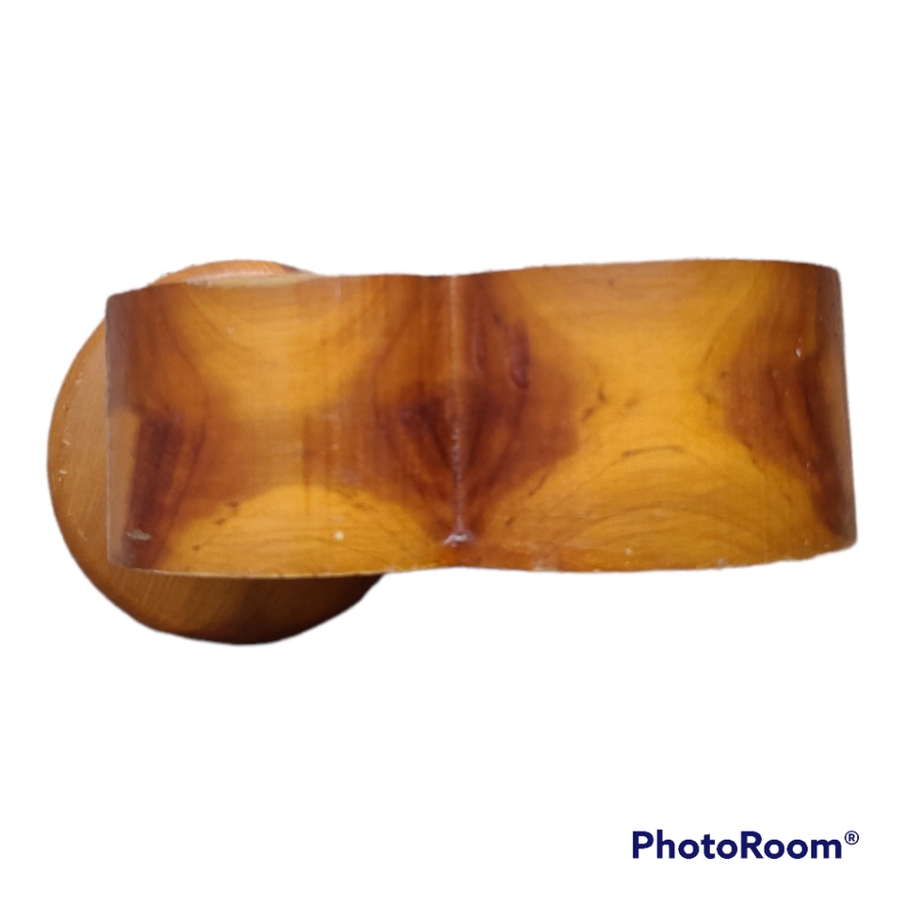 Wooden Heart Trinket Box from Corpus Christie Texas ~1980's - Picture 4 of 8